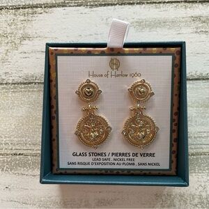 House of Harlow 1960 Gold and Silver Earrings
